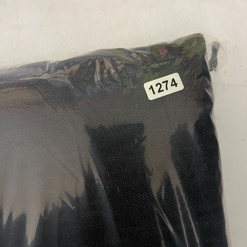Etica Tyler Jeans Womens 29 Clear Black High Rise Straight Leg Raw Hem NEW - Picture 16 of 16